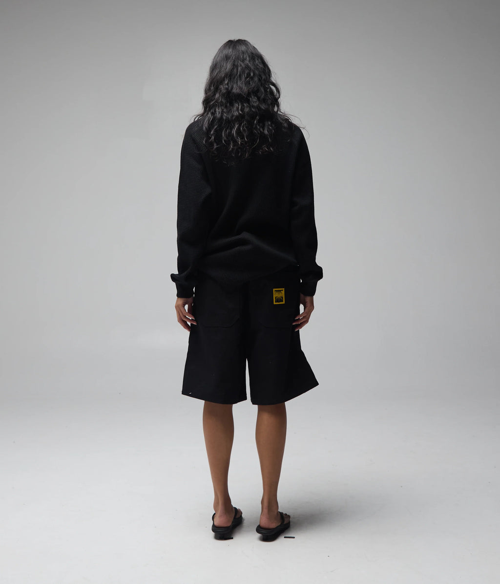 Former AG Raglan Waffle Crew Black