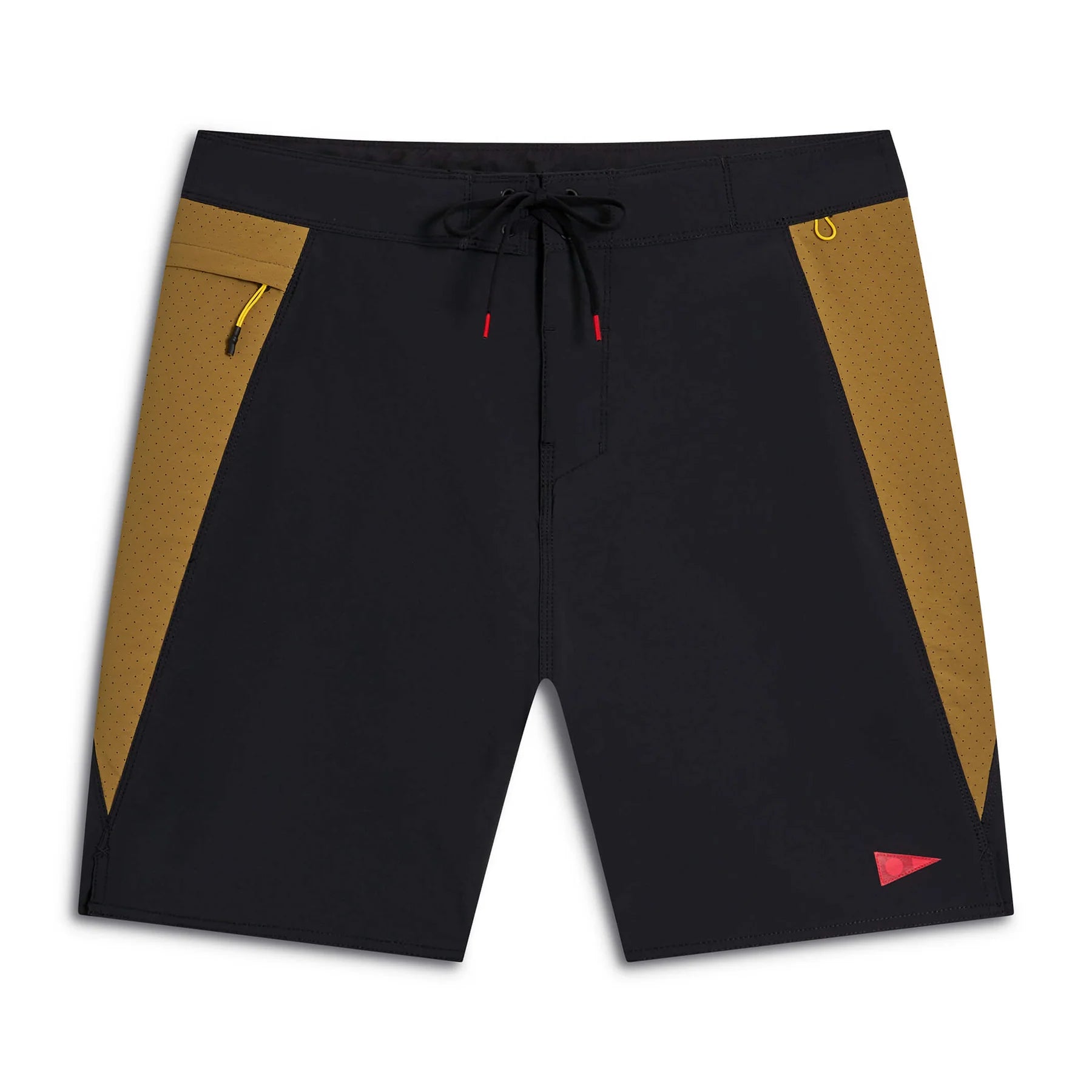 Florence Cordura Airtex Boardshort Black/Tan