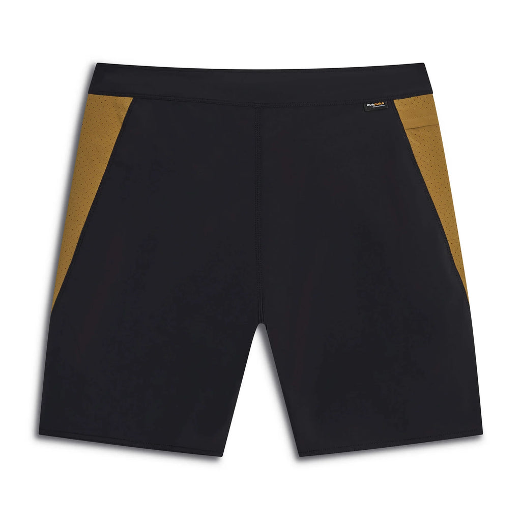 Florence Cordura Airtex Boardshort Black/Tan