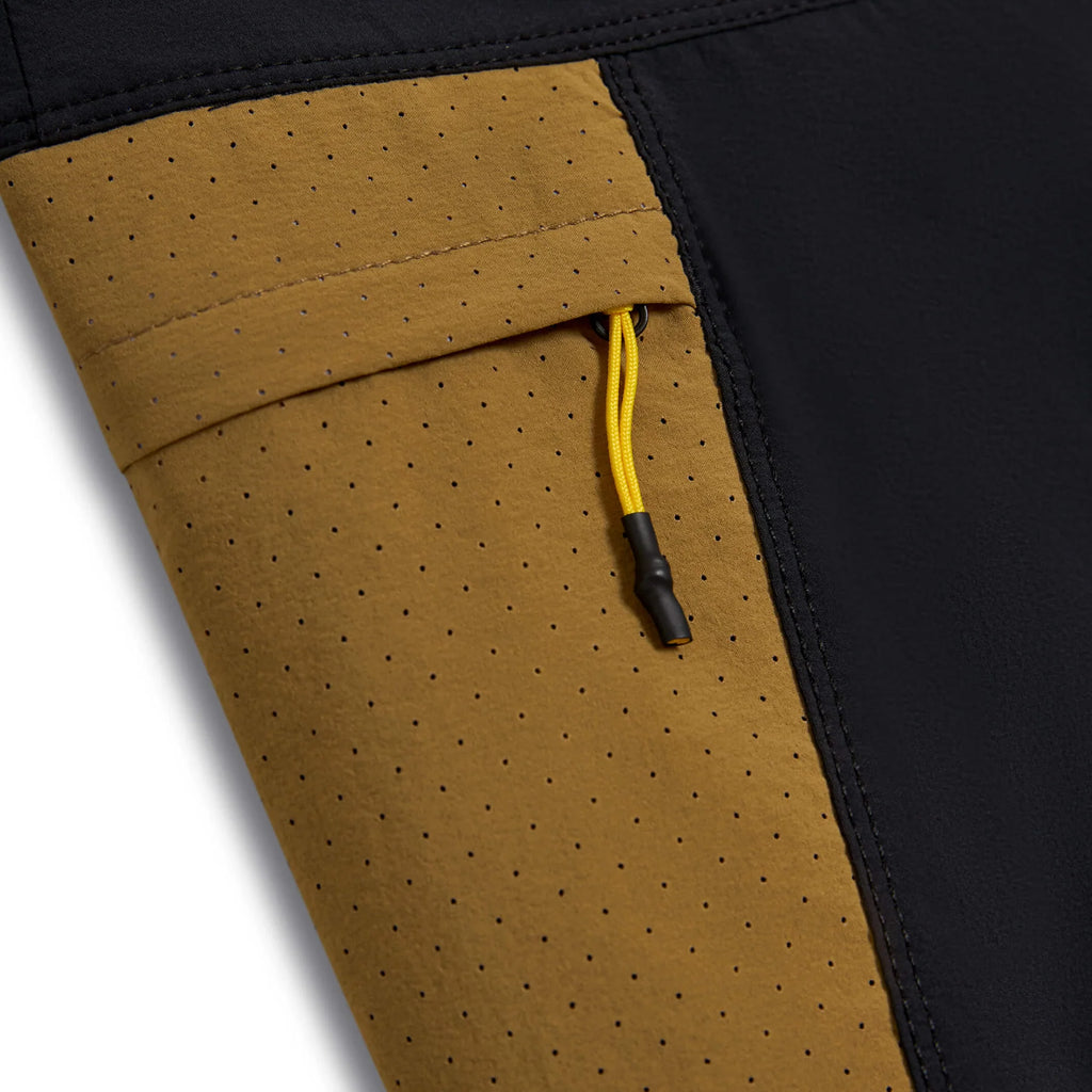 Florence Cordura Airtex Boardshort Black/Tan