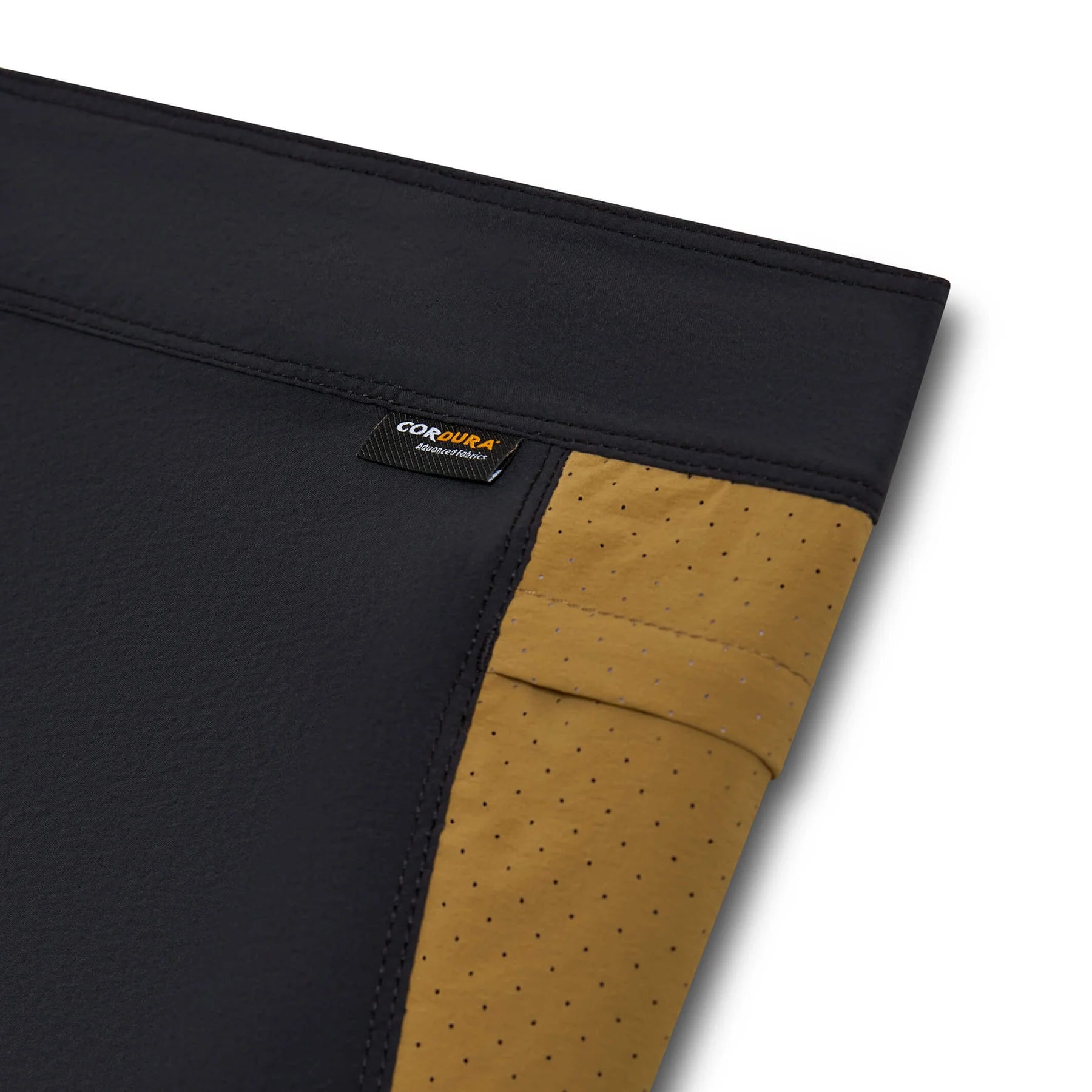Florence Cordura Airtex Boardshort Black/Tan