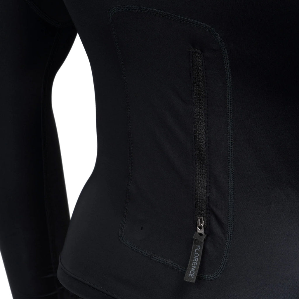 Florence Long Sleeve Utility Pocket Hooded Rashguard