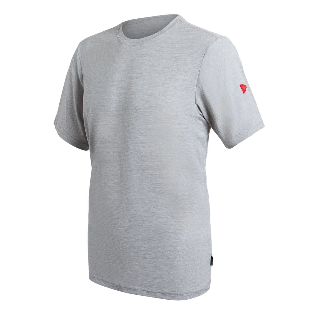 Florence Airtex Short Sleeve Shirt  Light Heather Grey