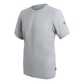 Florence Airtex Short Sleeve Shirt  Light Heather Grey