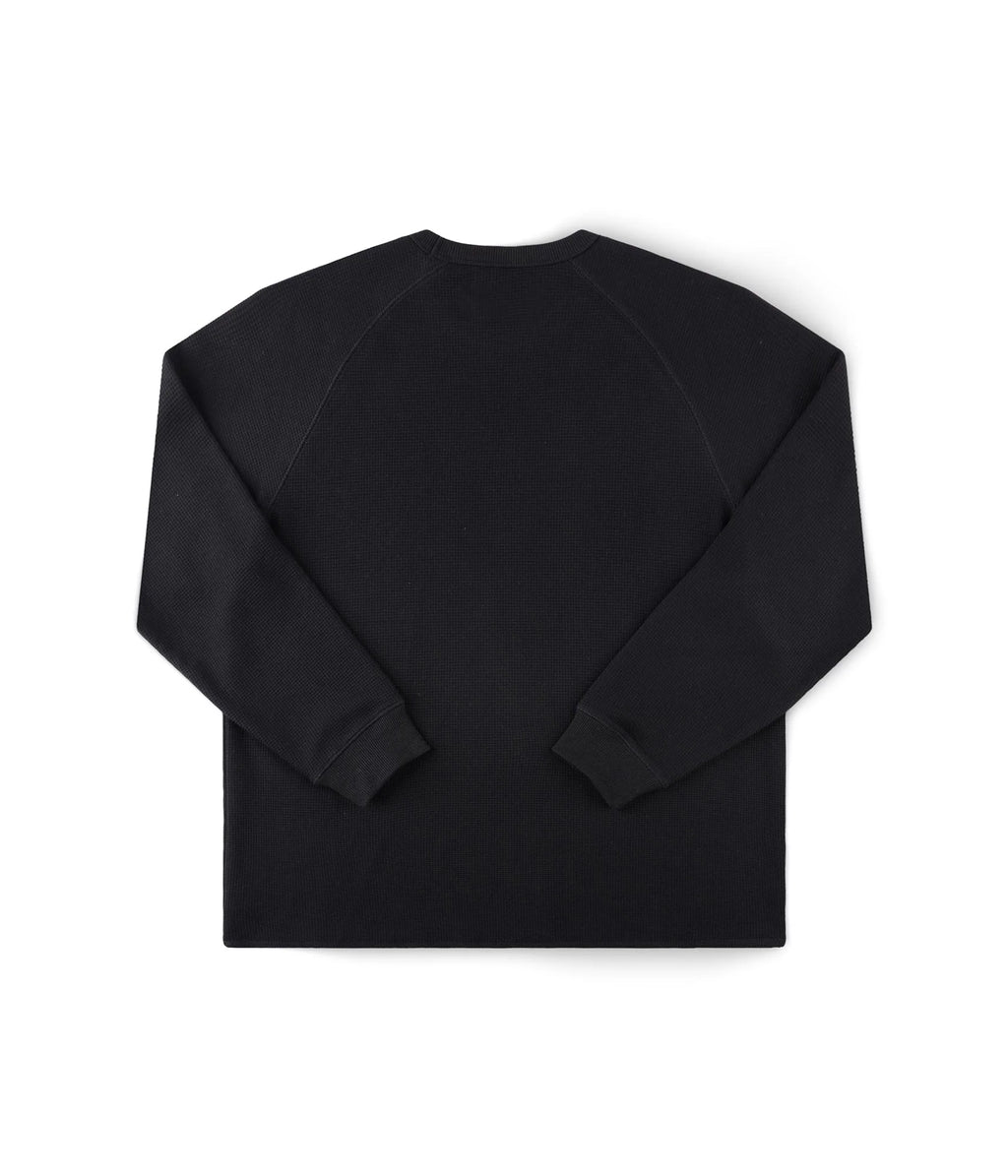 Former AG Raglan Waffle Crew Black