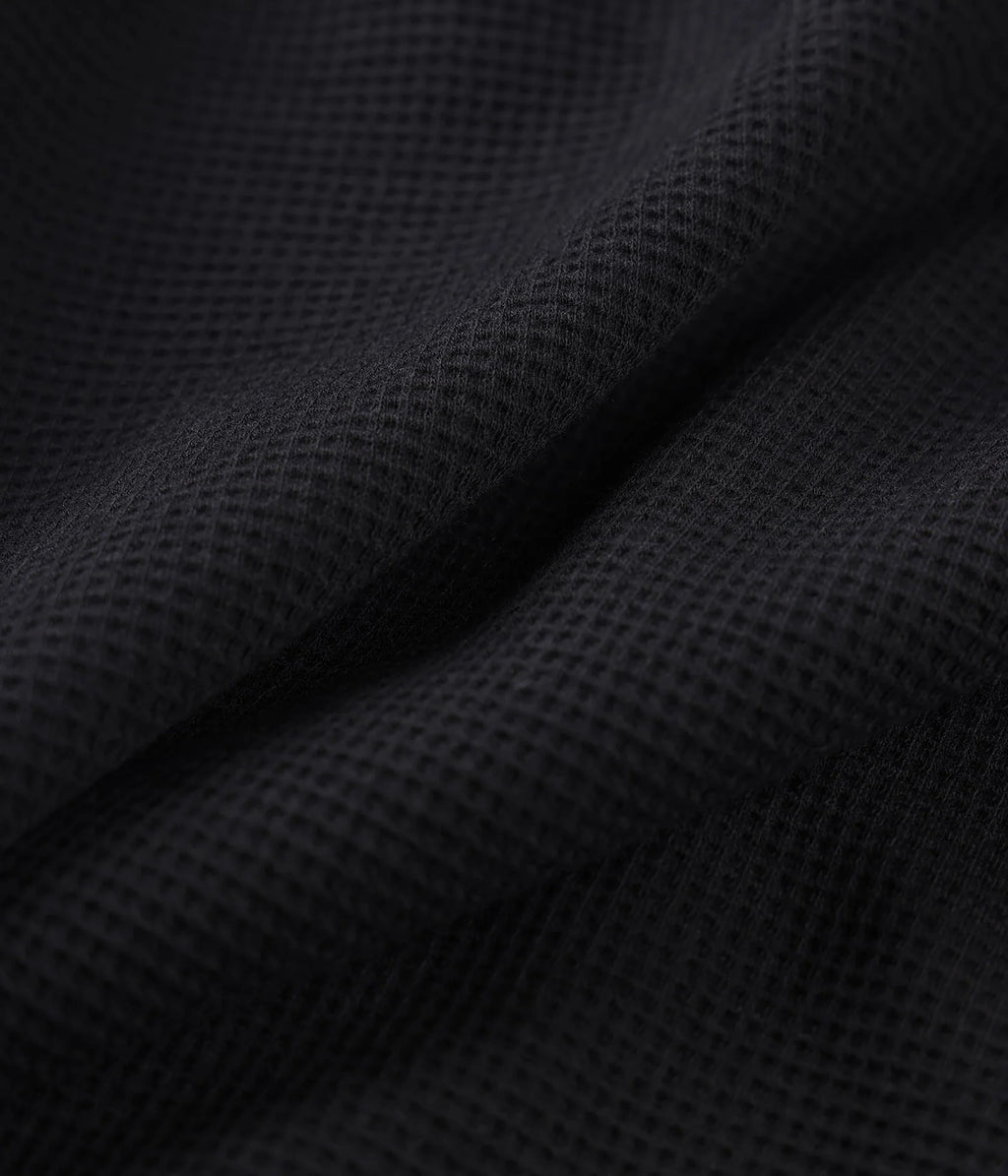 Former AG Raglan Waffle - Black