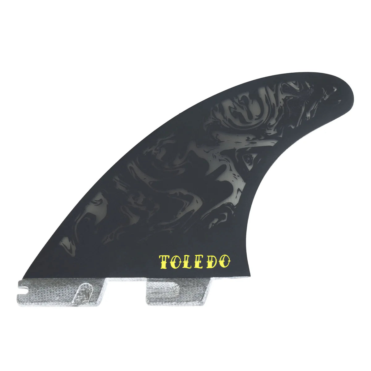 FCS II Filipe Toledo PG Pro Tri Fin Set Black/Acid Medium