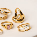 Atolea "Double Trouble" Ring Set