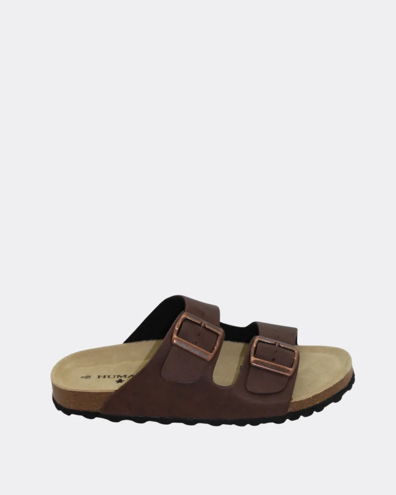Human Ibiza Slide Ladies Choc
