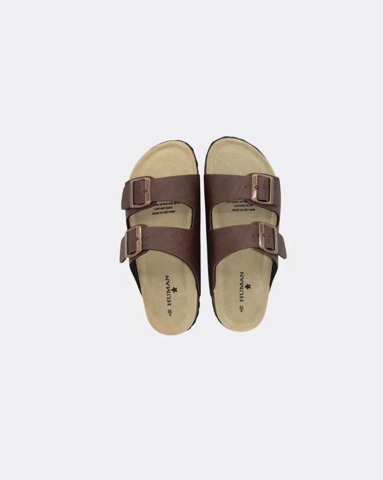 Human Ibiza Slide Ladies Choc