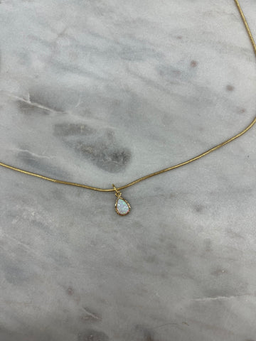 Droplet Opal Necklace