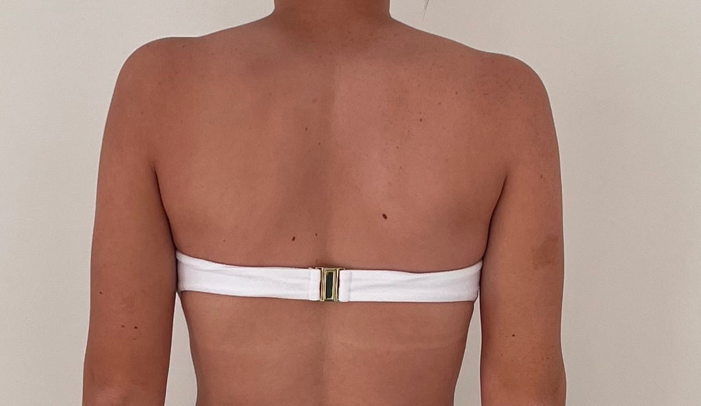 Tsunami Swim One Mile Bandeau White