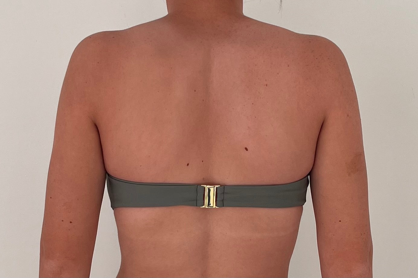 Tsunami Swim One Mile Bandeau Dark Ivy