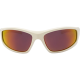 Sin Eyewear Jagger Bone Orange Flash Sunglasses