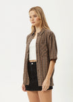 Afends Hometown Short Sleeve Shirt - Coffee
