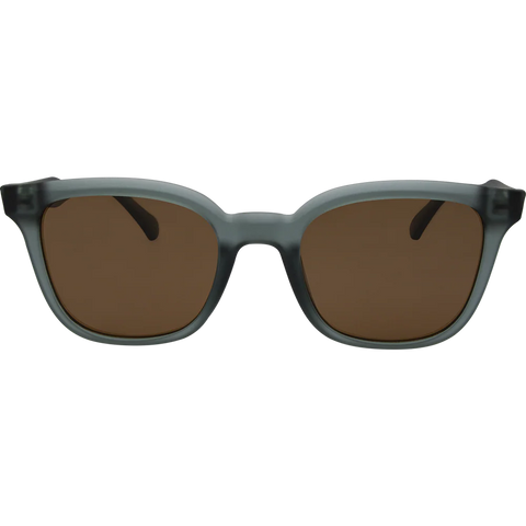 Sin Eyewear Jett Sunglasses Frosted Green Brown
