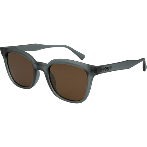 Sin Eyewear Jett Sunglasses Frosted Green Brown