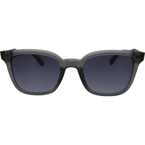 Sin Eyewear Jett Sunglasses Frosted Grey Smoke Gradient