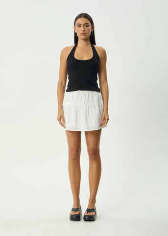 Afends Kindred Mini Skirt - White