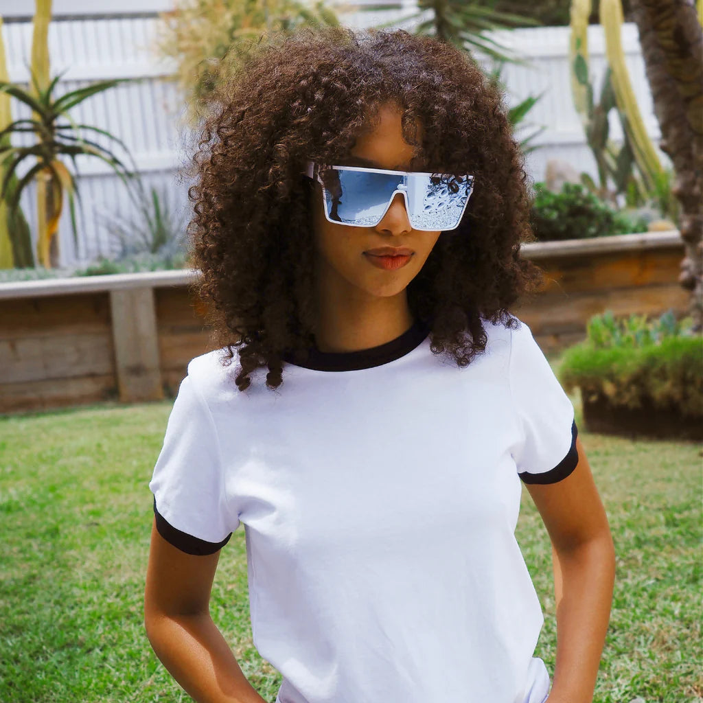 Sin Eyewear Loose Cannon White Blue