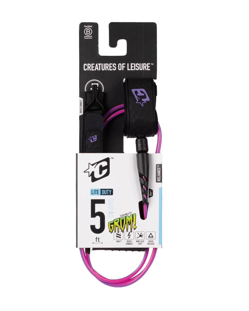 Creatures RELIANCE 2.0 | Lite Duty | 5ft Leash | Slim Cuff