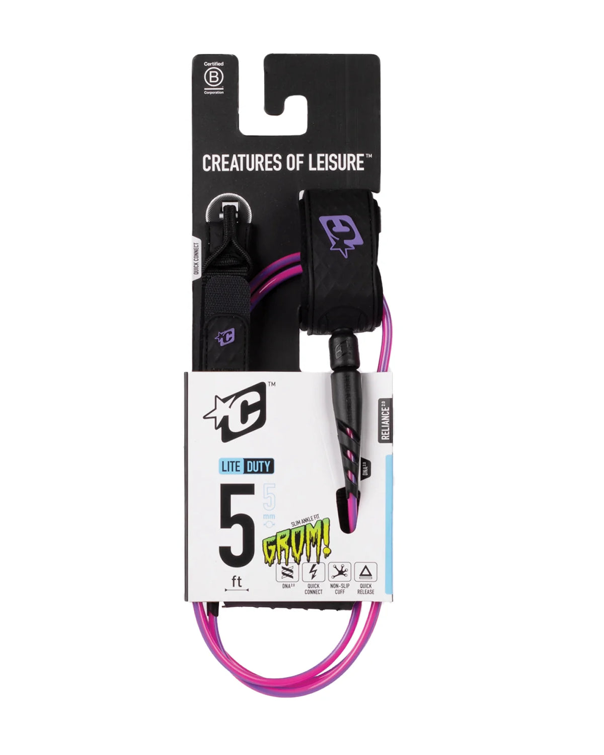 Creatures RELIANCE 2.0 | Lite Duty | 5ft Leash | Slim Cuff