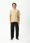 Daily Hemp Cuban Short Sleeve Shirt - Camel