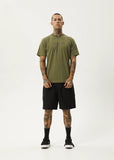 Thrown Out Recycled Retro Fit Tee - Military