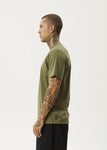 Thrown Out Recycled Retro Fit Tee - Military