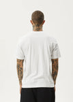 Thrown Out Recycled Retro Fit Tee - White / Black