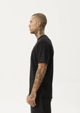 Vinyl Recycled Retro Fit Tee Black