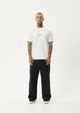 Afends Vinyl Recycled Retro Fit Tee White