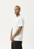 Afends Vinyl Recycled Retro Fit Tee White