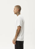 Afends Vinyl Recycled Retro Fit Tee White