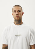 Afends Vinyl Recycled Retro Fit Tee White