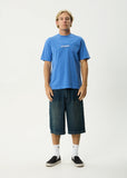 Afends Vinyl Recycled Retro Fit Tee - Washed Marina