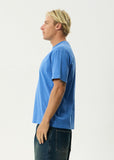Afends Vinyl Recycled Retro Fit Tee - Washed Marina
