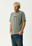 Afends Vinyl Recycled Retro Fit Tee - Washed Sycamore