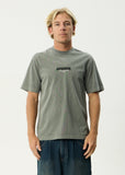 Afends Vinyl Recycled Retro Fit Tee - Washed Sycamore