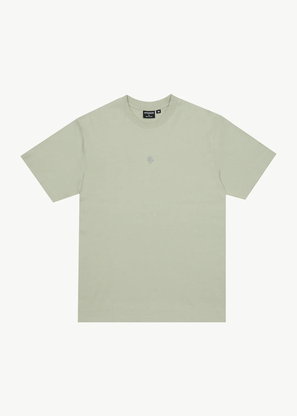 Afends Flame Recycled Retro Fit Tee Eucalyptus