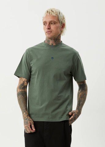 Afends Flame Recycled Retro T-Shirt - Sycamore