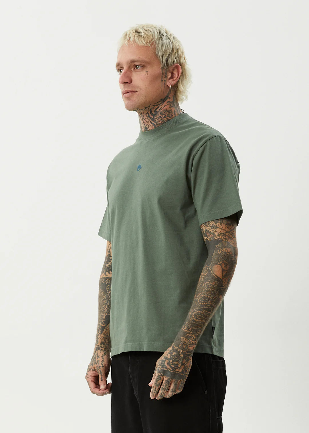 Afends Flame Recycled Retro T-Shirt - Sycamore