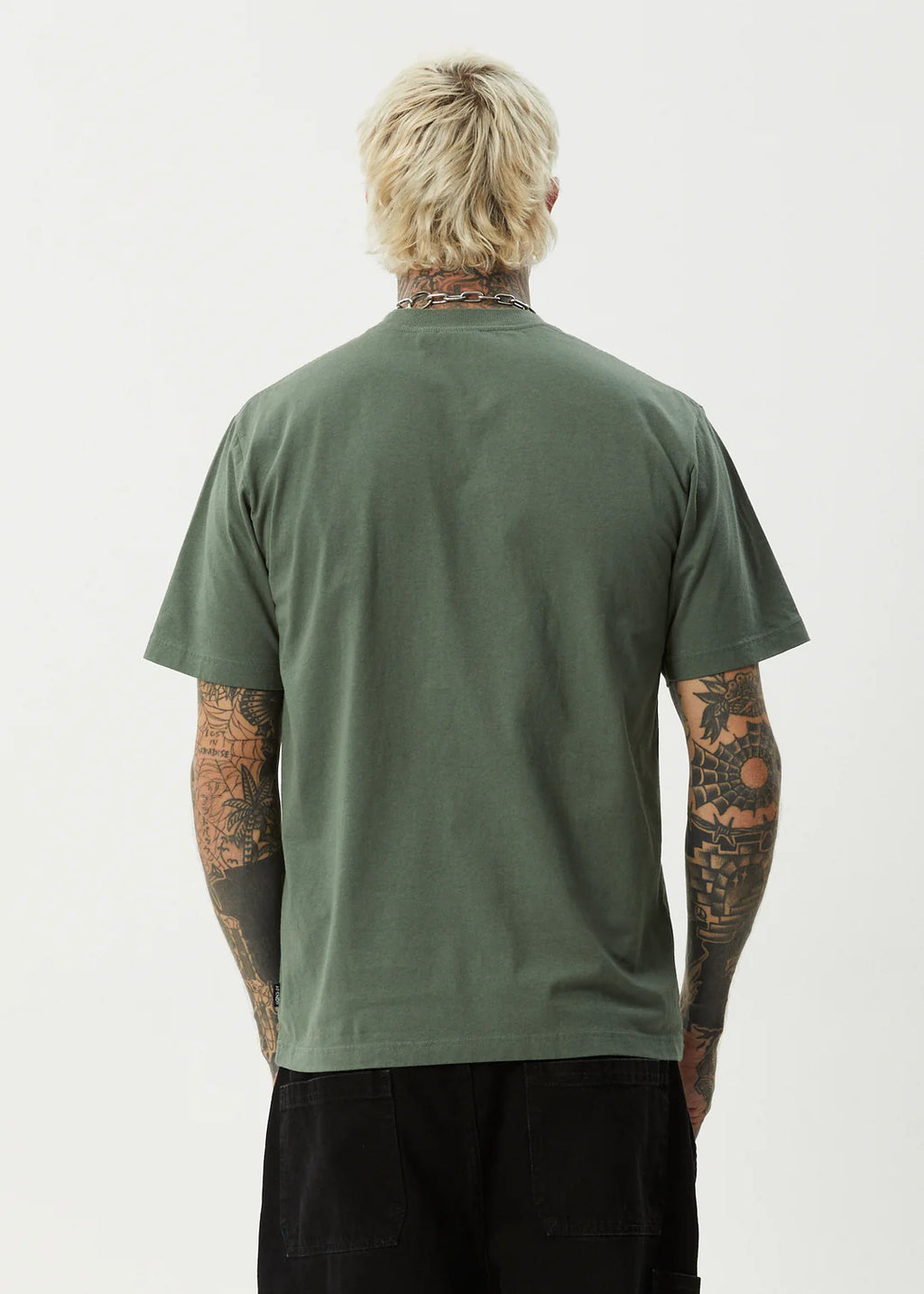 Afends Flame Recycled Retro T-Shirt - Sycamore