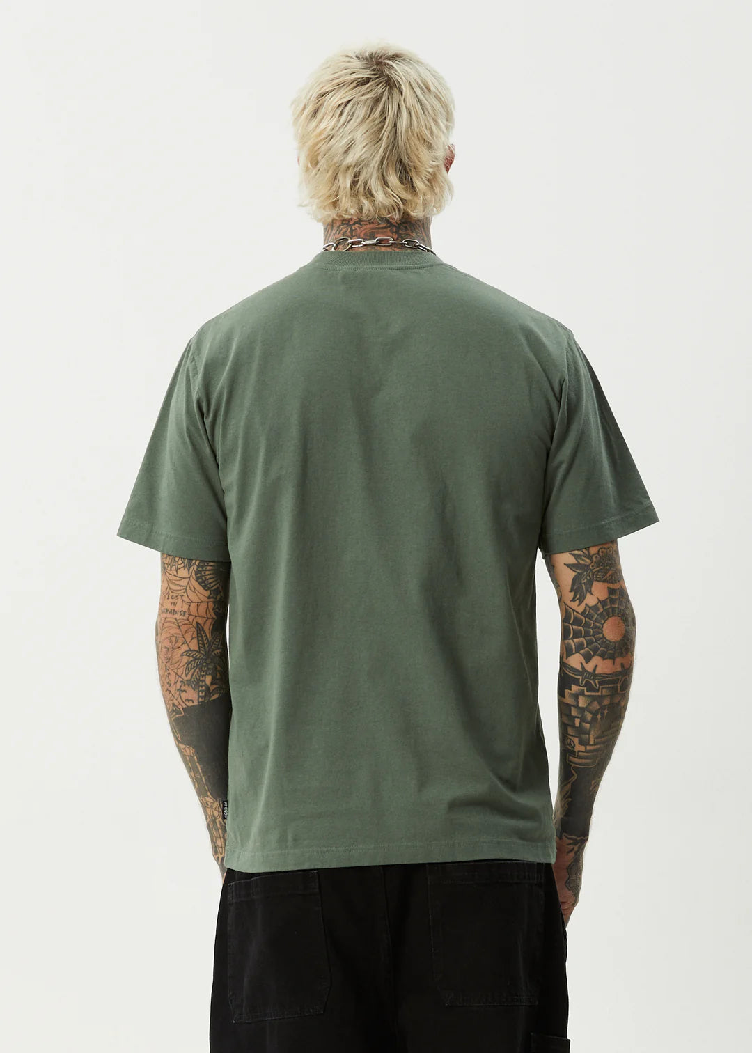 Afends Flame Recycled Retro T-Shirt - Sycamore