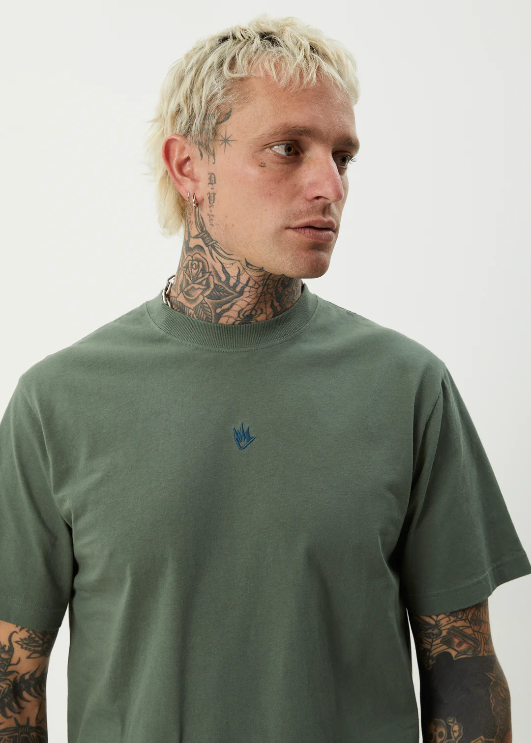 Afends Flame Recycled Retro T-Shirt - Sycamore