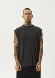 Afends Vacation Sleeveless Tee - Stone Black