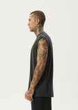 Afends Vacation Sleeveless Tee - Stone Black