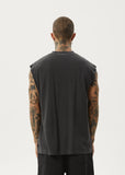 Afends Vacation Sleeveless Tee - Stone Black