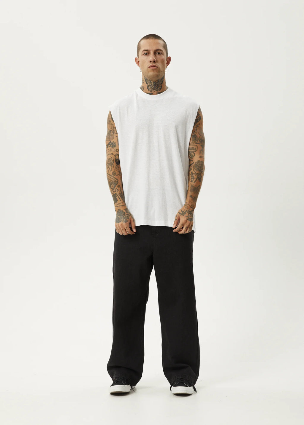 Afends Vacation Sleeveless Tee - White