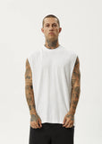 Afends Vacation Sleeveless Tee - White